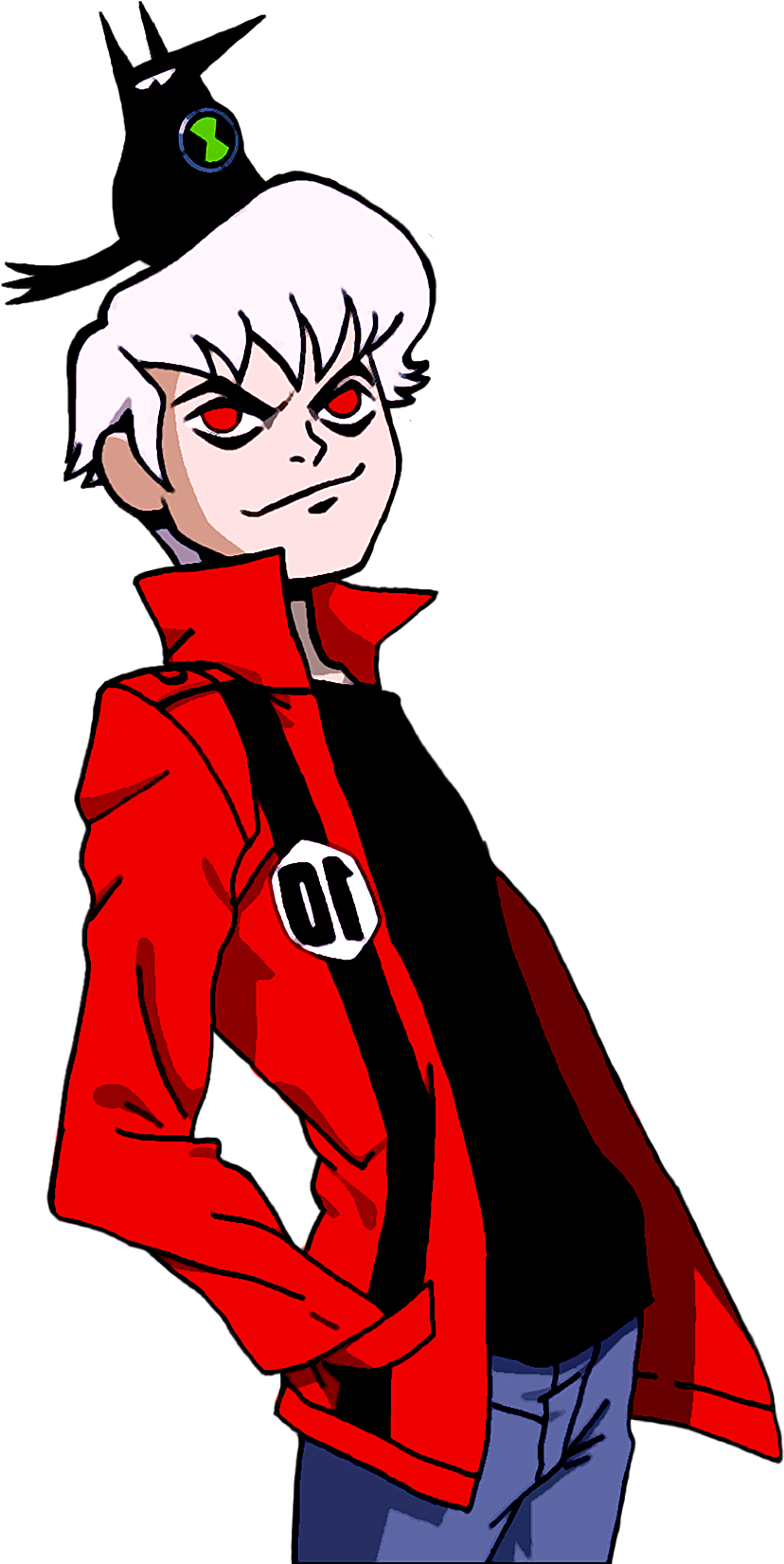 Albedo And Wolf - Albedo Ben 10 Girl Clipart (1008x1656), Png Download