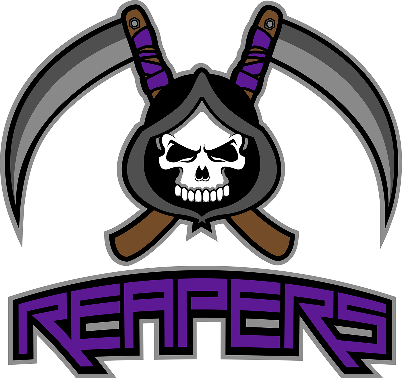 Reapers Basketball Team Concept On Behance Mascot - Cool Basketball Team Logo Clipart (1400x1316), Png Download