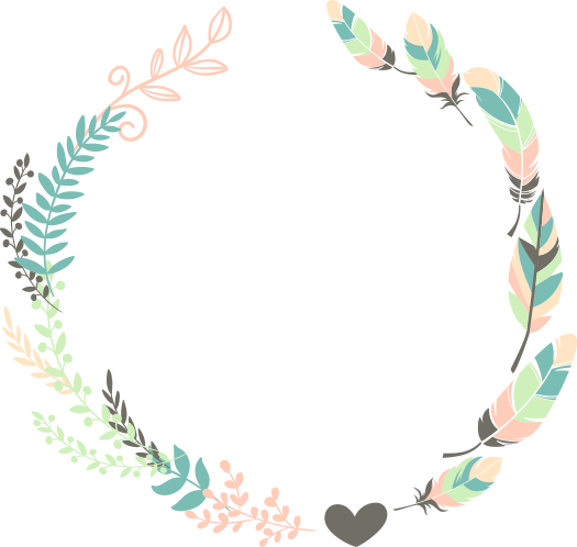 #boho #wreath #feather #feathers #freetoedit - Necklace Clipart (525x498), Png Download