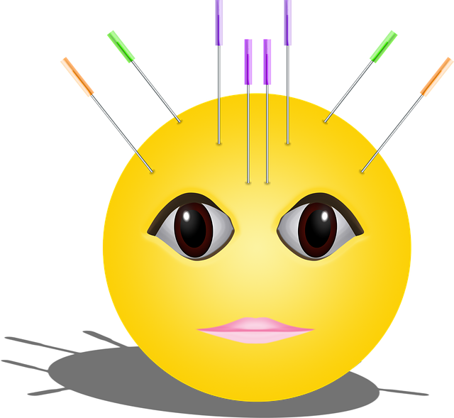Acupuncture Emoticon Smiley Emoji Download This Free - Acupuncture Emoji Clipart (640x589), Png Download
