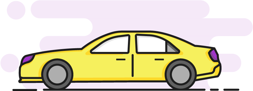 Car Rental Vs - City Car Clipart (888x362), Png Download