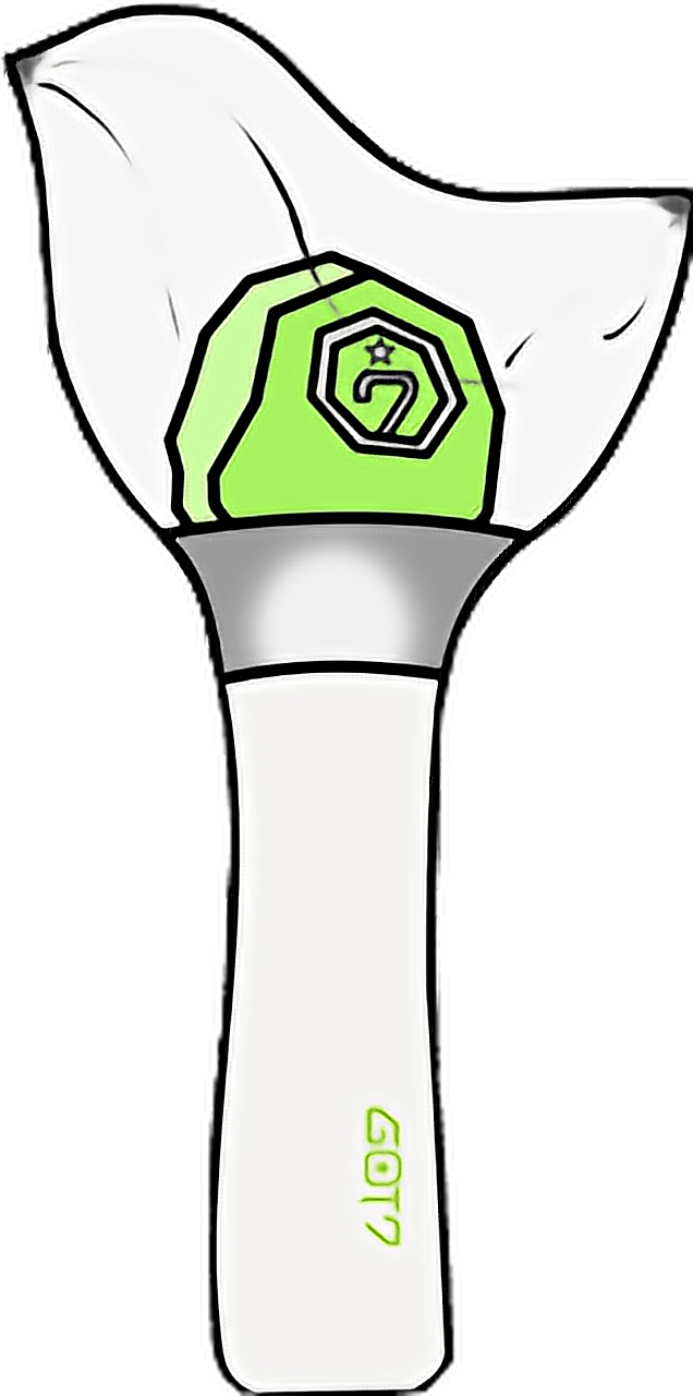 Png Transparent Library Got Ahgase Igot Mark Jaebum - Got7 Lightstick Drawing Clipart (636x1280), Png Download