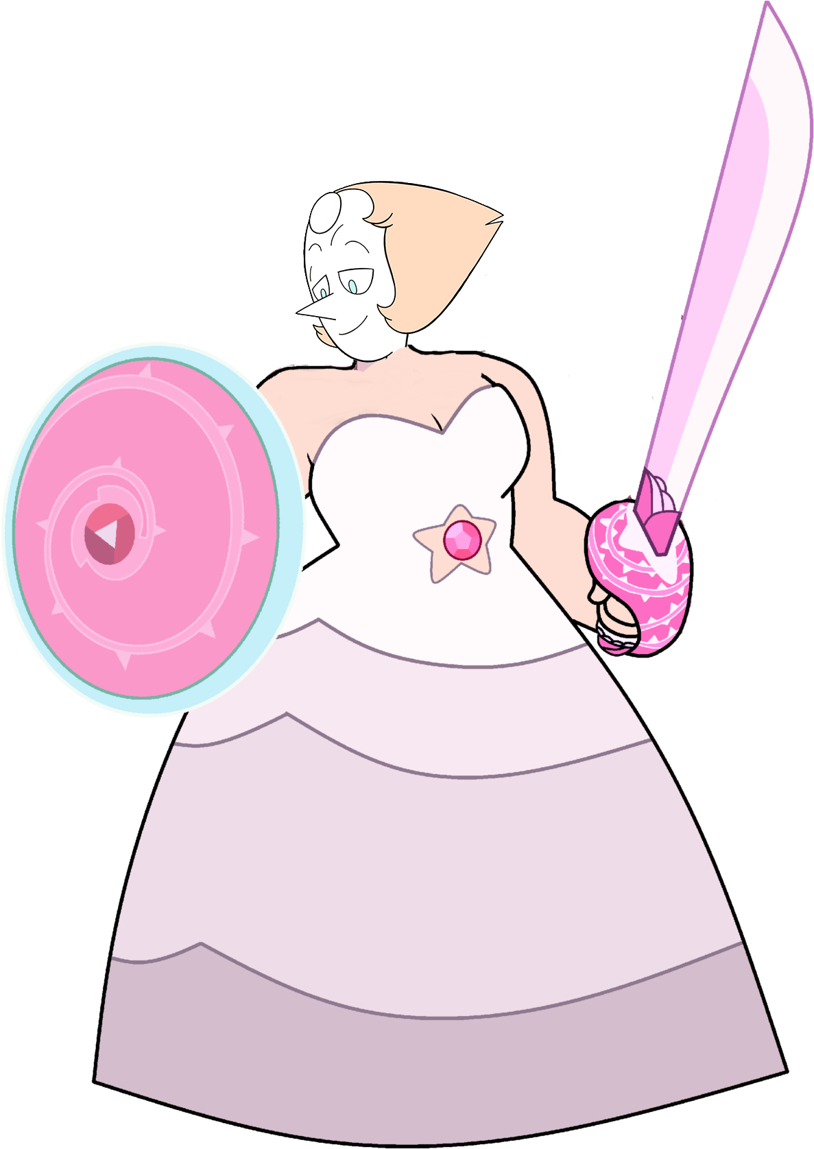 Clothing Pink White Nose Clip Art Fashion Accessory - Steven Universe Rose Png Transparent Png (1221x1684), Png Download