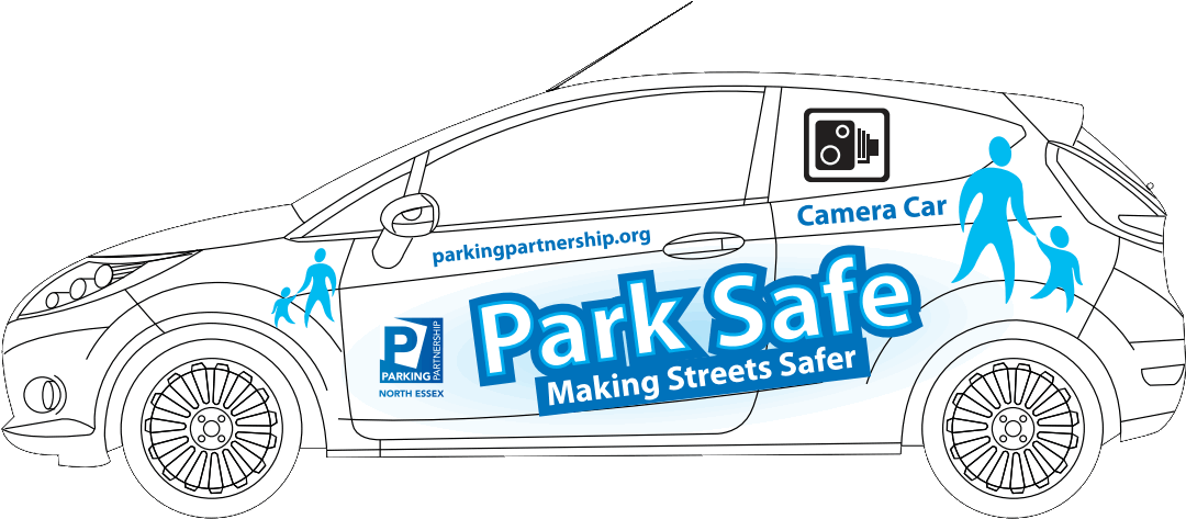 The Park Safe Car Branding - City Car Clipart (1107x496), Png Download
