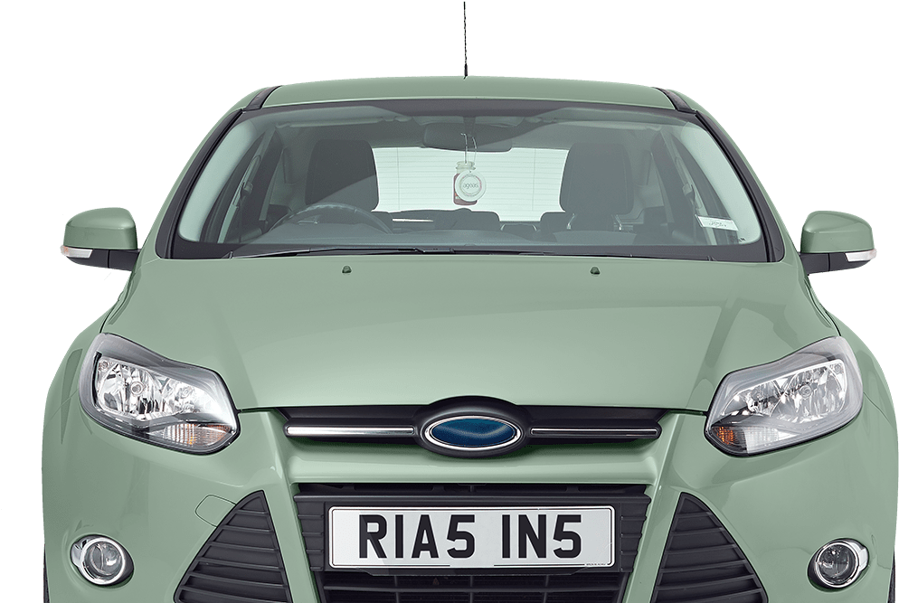 Mint Coloured Car With Rias Personalised Plate - Renault Megane Rs 2010 Clipart (994x667), Png Download