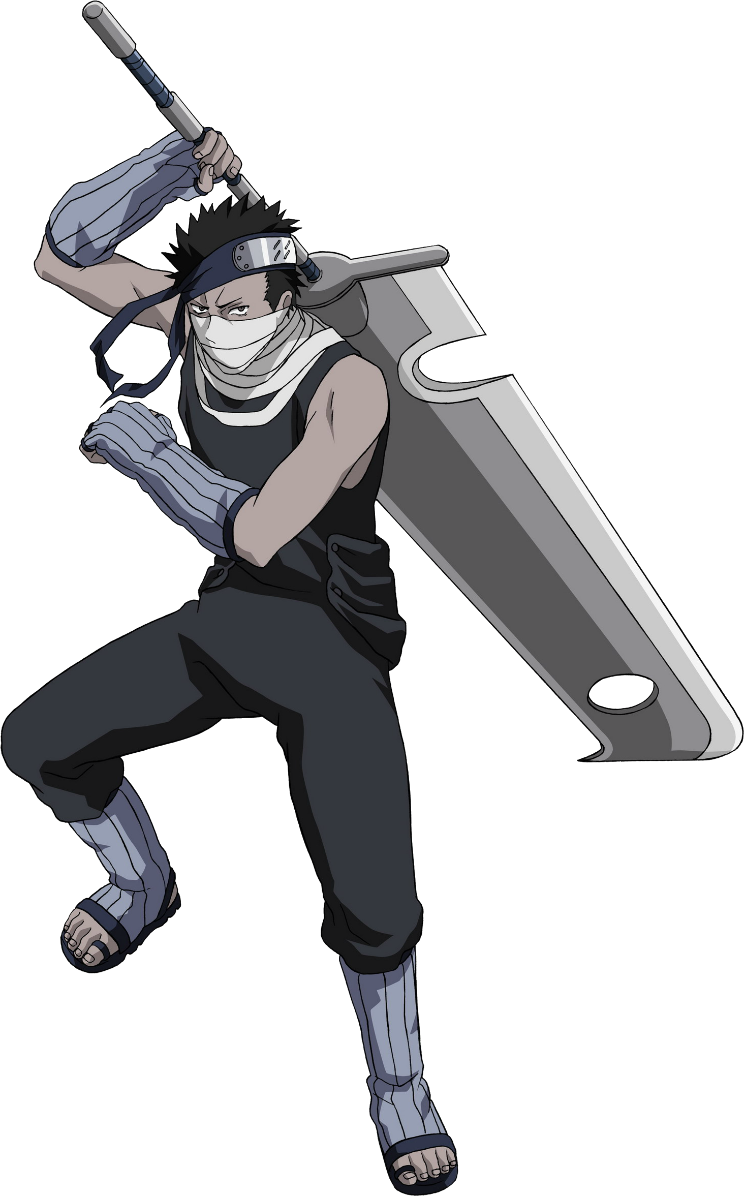 Zabuza And Haku Vs Arlong - Zabuza Momochi Clipart (1723x2626), Png Download