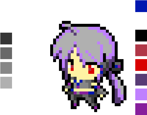 Haku Yowane - Yowane Haku Pixel Art Clipart (680x500), Png Download