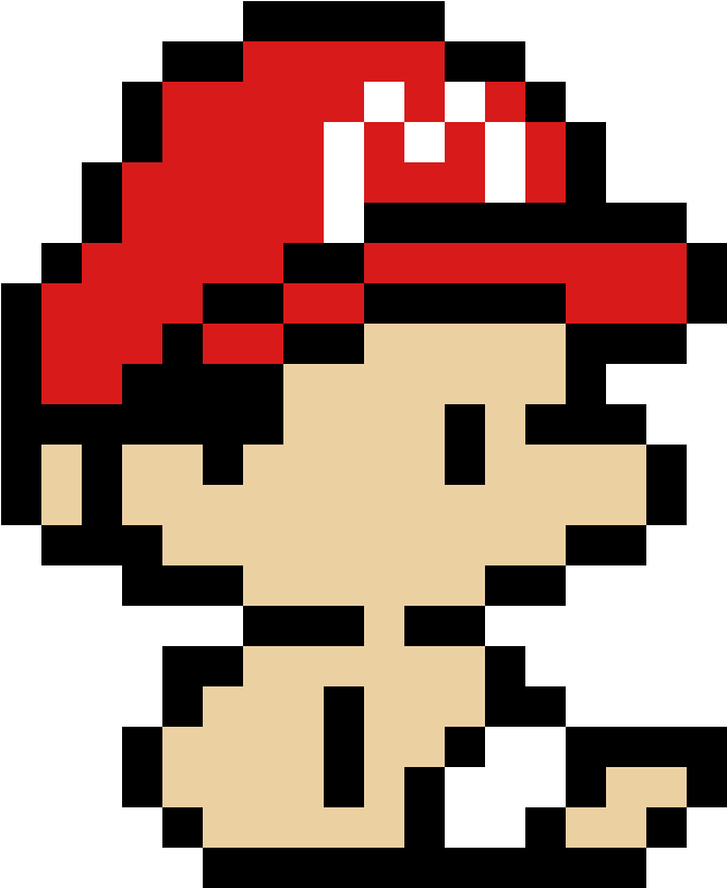 Baby Mario - Baby Mario Perler Beads Clipart (1184x1184), Png Download