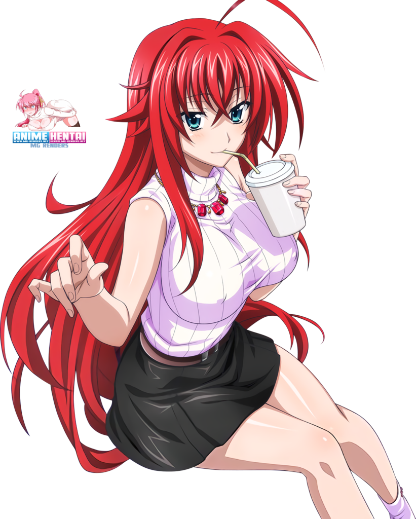 Mg Anime Renders - Rias Gremory Wallpaper Png Clipart (821x1024), Png Download