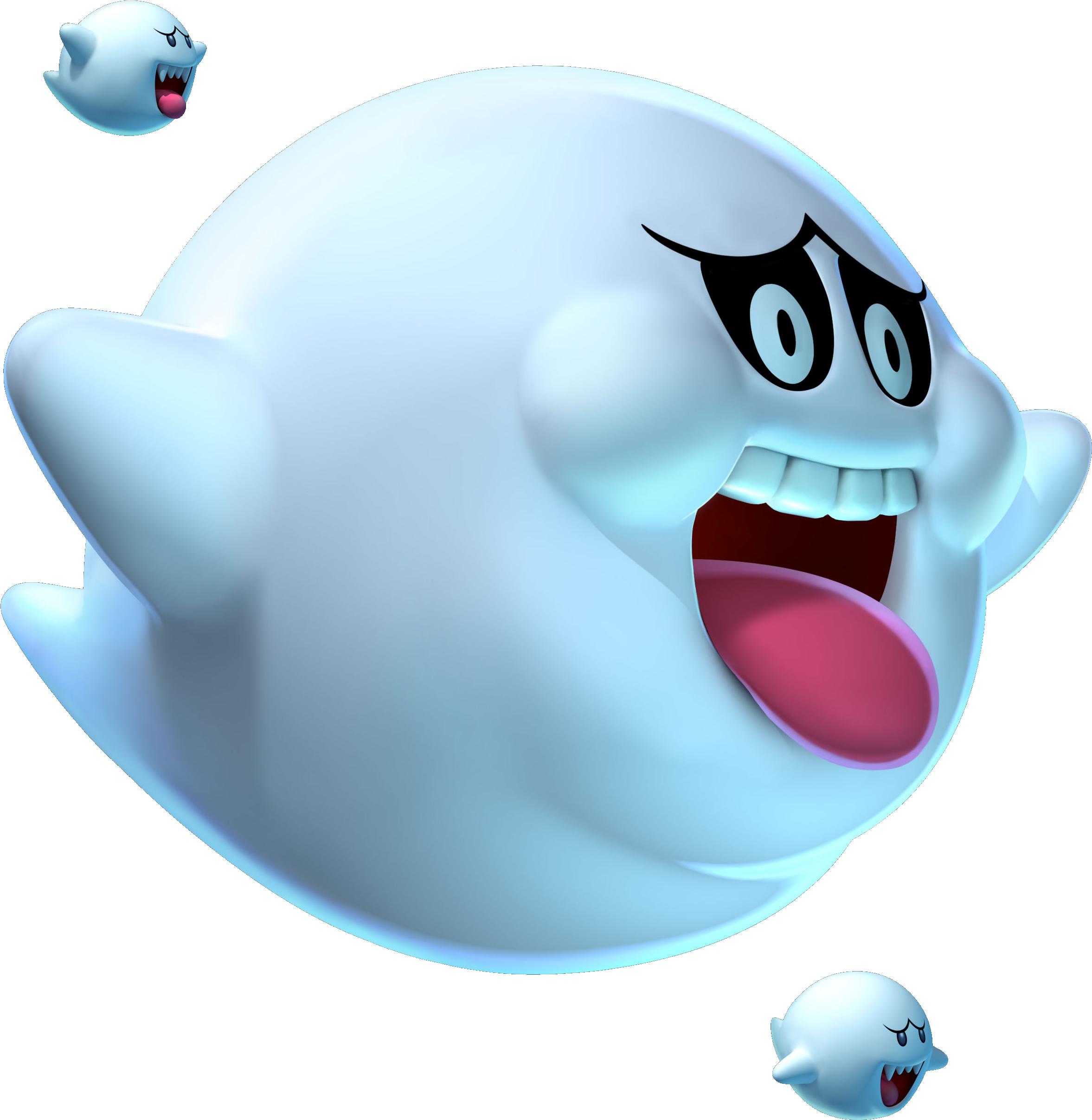 View Samegoogleiqdbsaucenao Nsmb2 Fat Boo , - New Super Mario Bros 2 Big Boo Clipart (2454x2535), Png Download