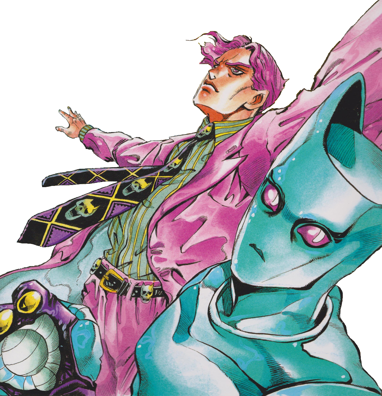 Https - //i - Redd - It/vb2beiyjuv621 - Killer Queen Jojo Manga Clipart (1280x1329), Png Download