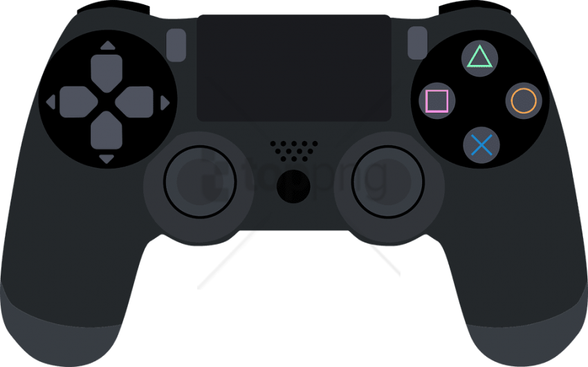 Free Png Joy Ps4 Png Image With Transparent Background - 8 Bit Ps4 Controller Clipart (850x531), Png Download