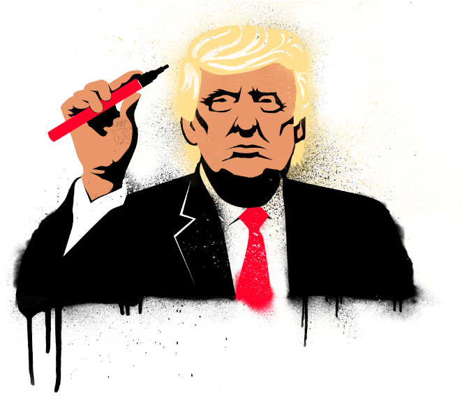 Donald Trump - Illustration Clipart (709x585), Png Download