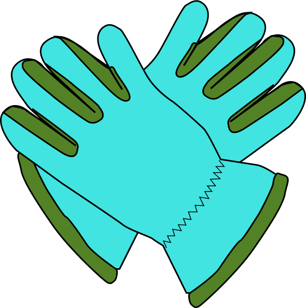 Glove Clipart Gardening Glove - Gloves Clipart - Png Download (600x604), Png Download