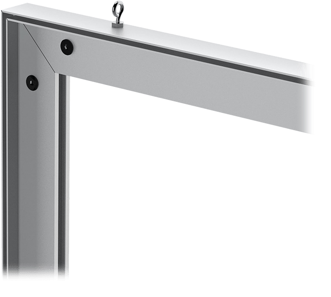 Ceiling Hanging - Hanging Fabric Frames Clipart (1000x667), Png Download