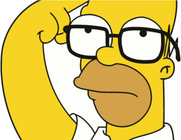 Homer Smart Png Clipart (1600x480), Png Download