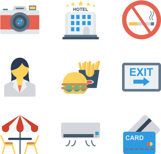 Hotel And Restaurant Clipart (600x564), Png Download