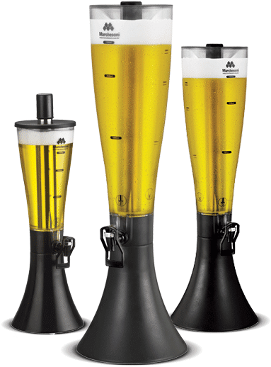Torre De Chopp Marcbeer - Torre Cerveja Clipart (521x639), Png Download
