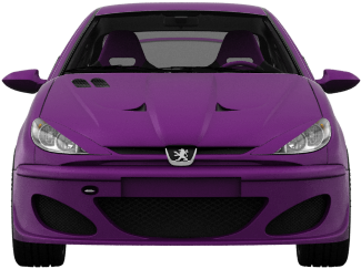 Peugeot 206'98 By Whitebeard - Performance Car Clipart (1004x373), Png Download