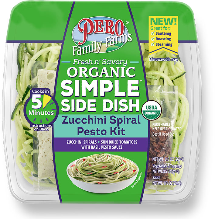 Pero Family Farms Food Company , Png Download - Pero Family Farms Zucchini Spirals Clipart (708x720), Png Download