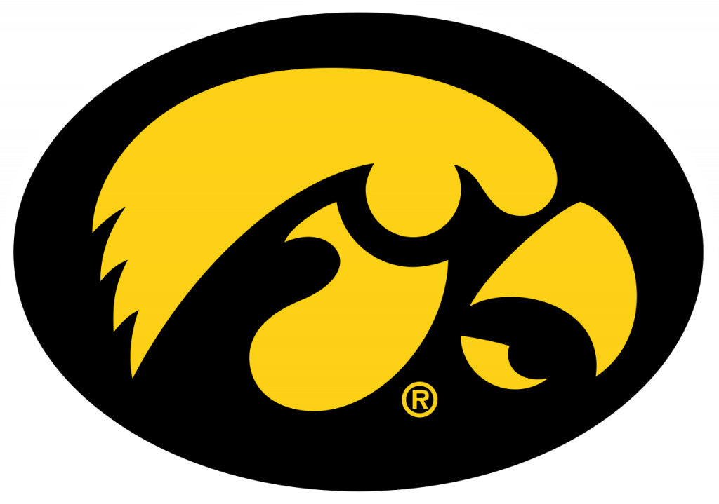Outback Champs - Iowa Hawkeyes Logo Svg Clipart (1024x719), Png Download
