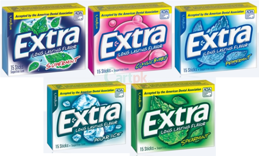 Extra Bubble Gum 1 Piece Pack - Extra Bubble Gum Clipart (860x1120), Png Download