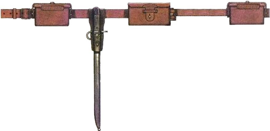 Paquetage Militaire Clipart (886x437), Png Download