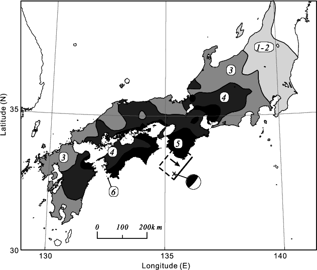 The Pattern Of Seismic Intensity Of Japanese Scale - Aizu Japan Clipart (632x538), Png Download