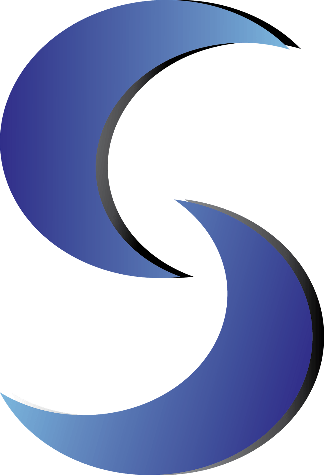 S Logo Design Png - Crescent Clipart (1092x1600), Png Download