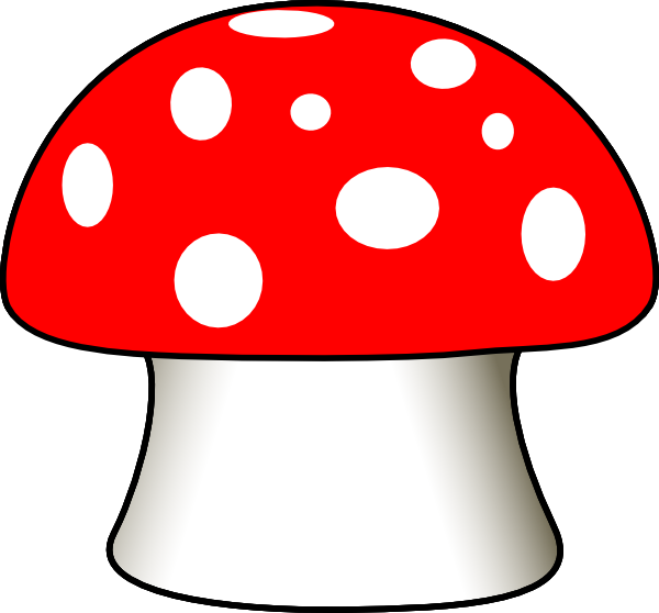 Cute Mushroom Clipart - Png Download (600x558), Png Download