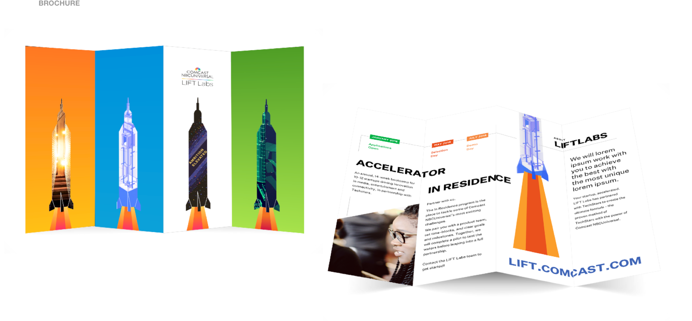 This Approach Is Based On The Tagline "ambition Elevated" - Graphic Design Clipart (2400x1400), Png Download