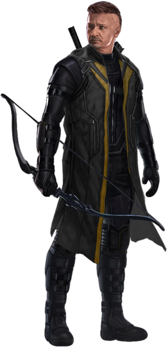 Hawkeye Ronin By K-3000 - Ronin Marvel Png Clipart (655x1219), Png Download