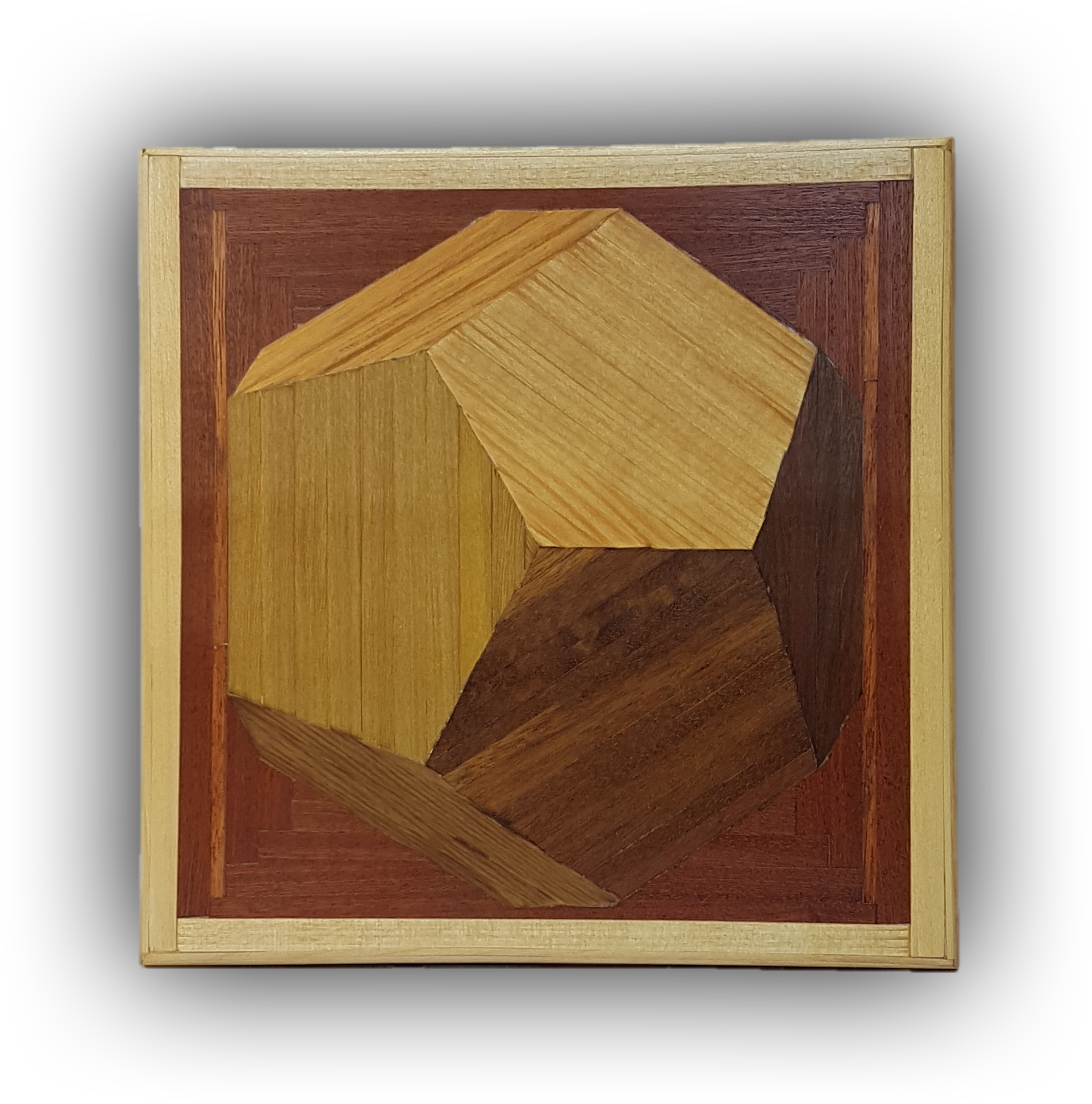 040 Dodecahedron - Plywood Clipart (1768x1856), Png Download