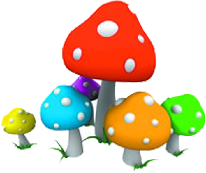 Fungus Color Plenty Of Small Clip To Ⓒ - Background For Ppt In Animation - Png Download (1000x1000), Png Download