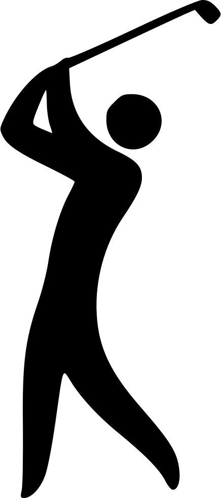 Jpg Library Golf Clip Free For Download On - Golf Icon Png Transparent Png (436x980), Png Download