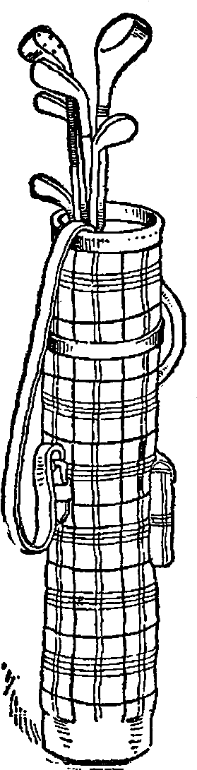 Golf Clubs Clip Art - Sketch - Png Download (428x1200), Png Download