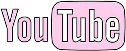 #youtube #pink #pembe #귀여운 #cute #kawaii - Logo De Youtube Png Clipart (600x600), Png Download