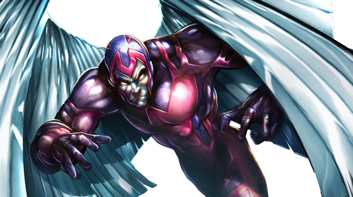 11 Jul - Archangel X Men Comic Clipart (1200x671), Png Download