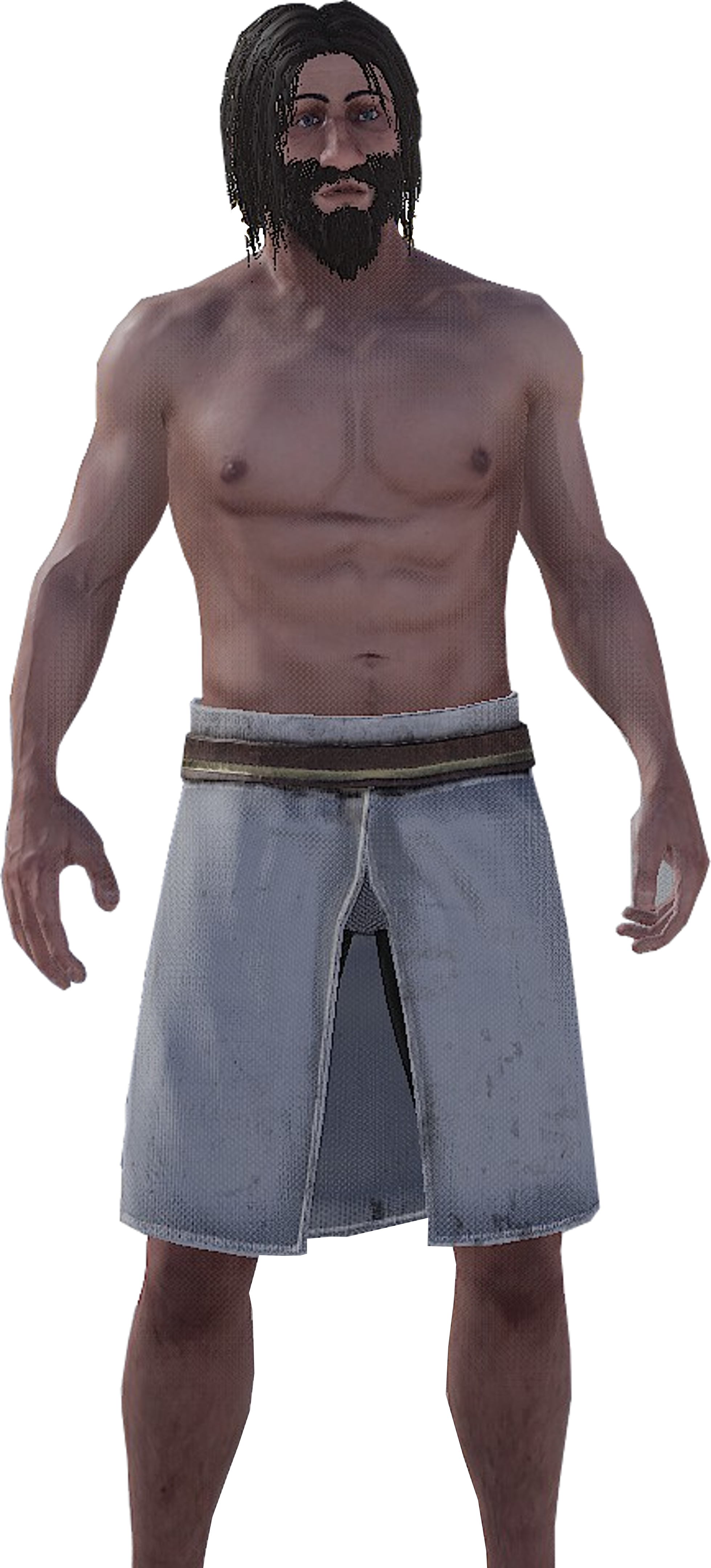 Mordhau Jesus - Barechested Clipart (1959x4320), Png Download