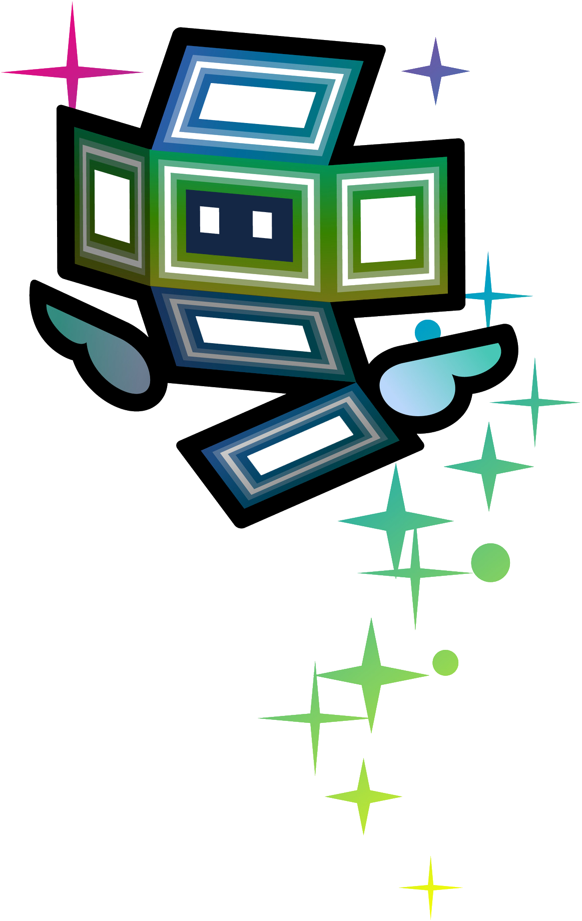 Super Paper Mario Pixls Carrie Clipart (1163x1841), Png Download