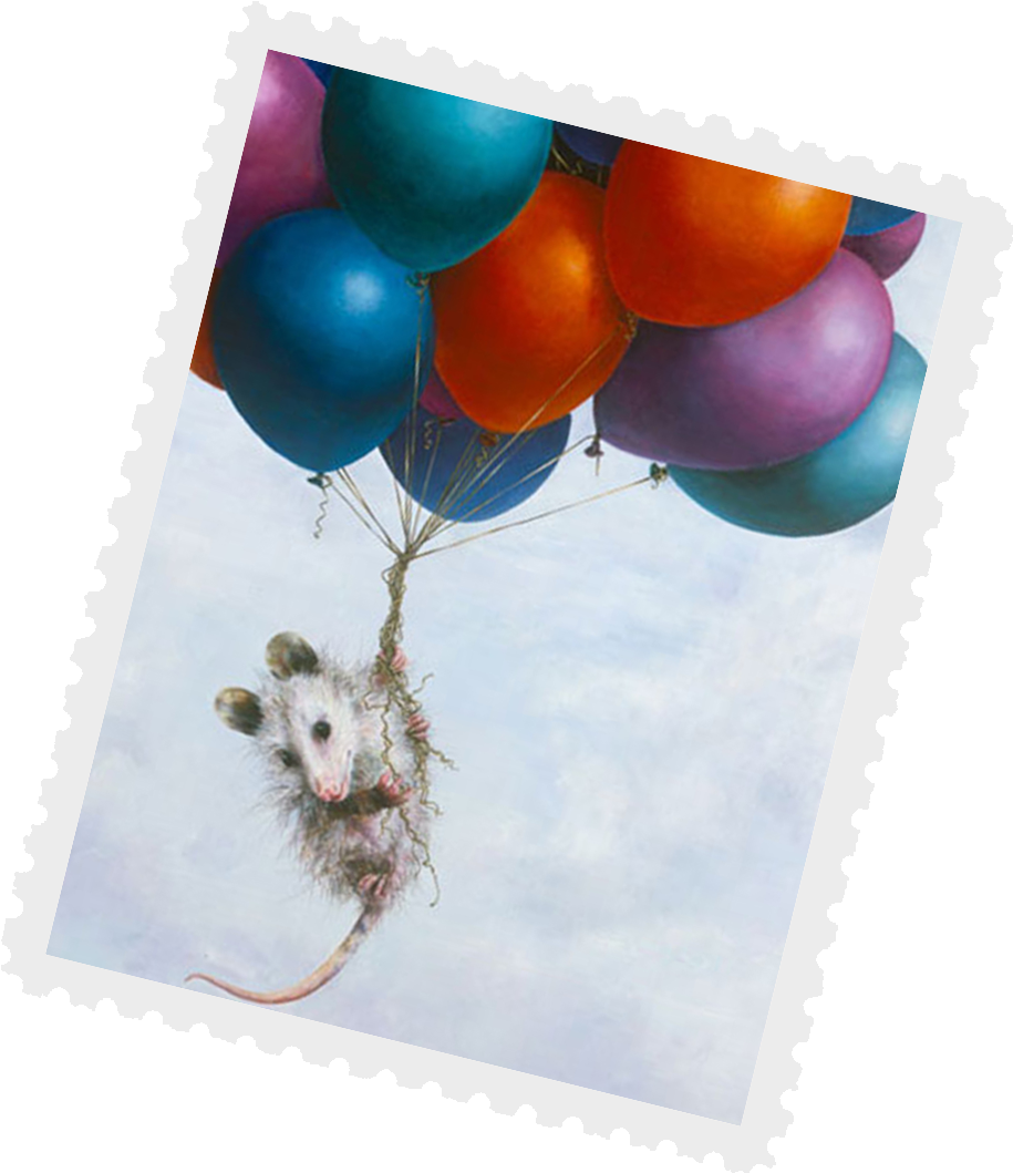 Travelinglight-vs - Virginia Opossum Clipart (1000x1200), Png Download