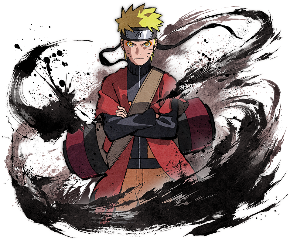 Naruto Blazing Art - Sage Mode Naruto Blazing Clipart (980x972), Png Download