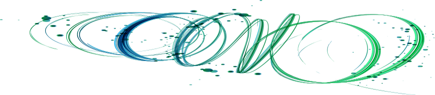 Swirl-green - Line Art Clipart (1405x309), Png Download