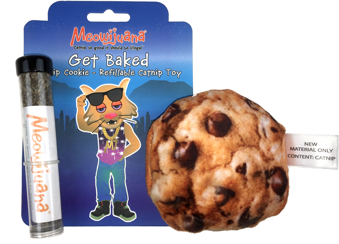 Meowijuana Cookies Clipart (1200x1200), Png Download