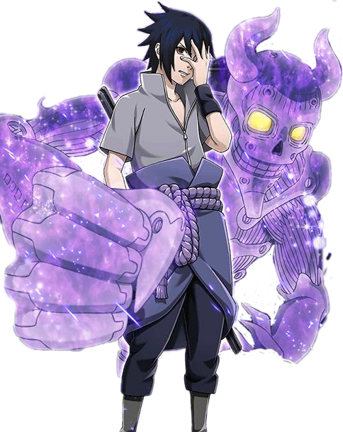 #naruto #shippuden #sasuke #uchiha #picsart #susanoo - うち は サスケ スサノオ Clipart (484x609), Png Download