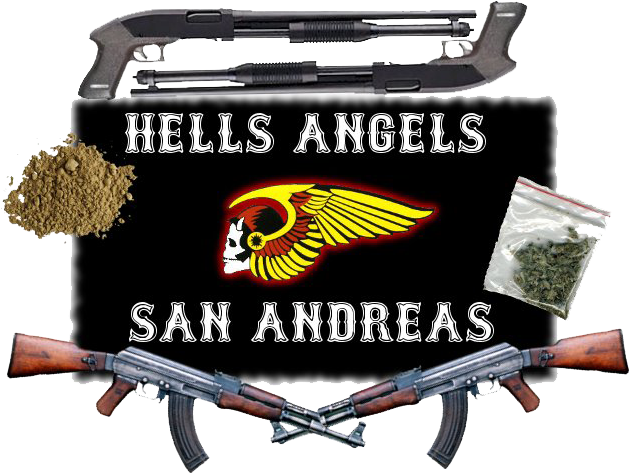 The Hells Angels Motorcycle Club - Assault Rifle Clipart (640x480), Png Download