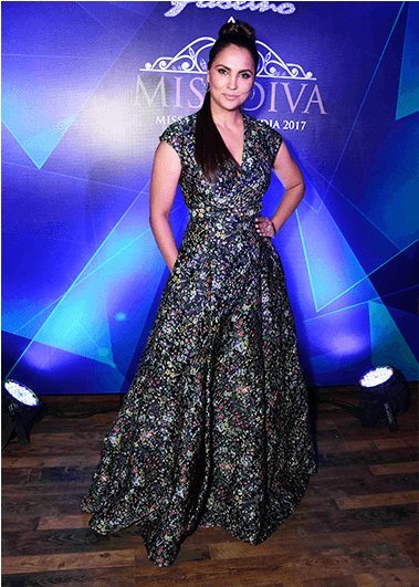 Lara Dutta - Fashion Show Clipart (750x530), Png Download