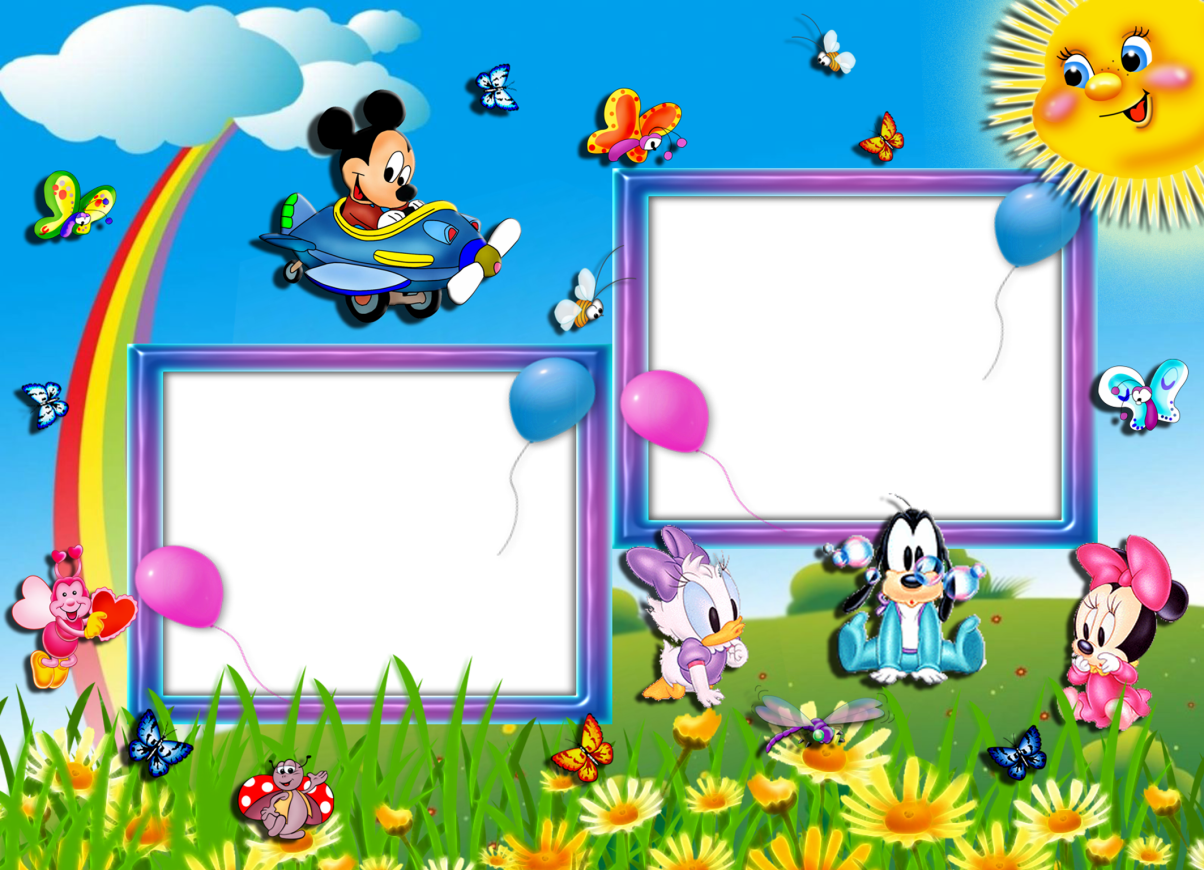 From 4sh - Baby Photo Frame Png Clipart (1204x870), Png Download