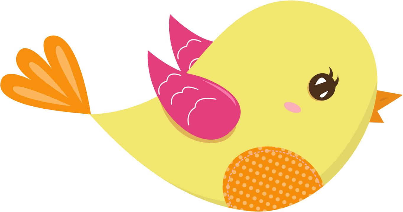 #bird #passarinho #cute #freetoedit - Passarinho Com Faixa Desenho Png Clipart (838x441), Png Download