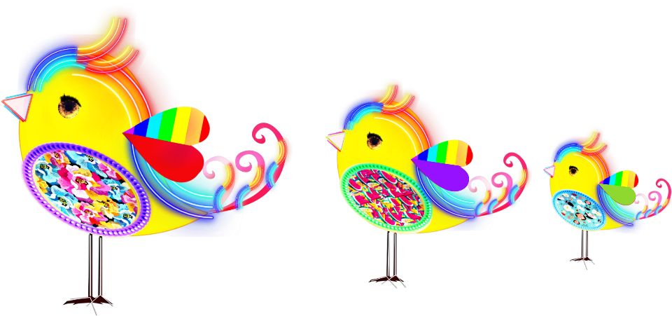 Passarinhos Sticker - Rooster Clipart (1024x1024), Png Download